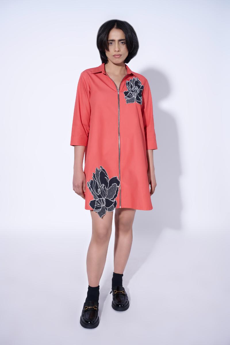 Gigi Applique Embroidered dress