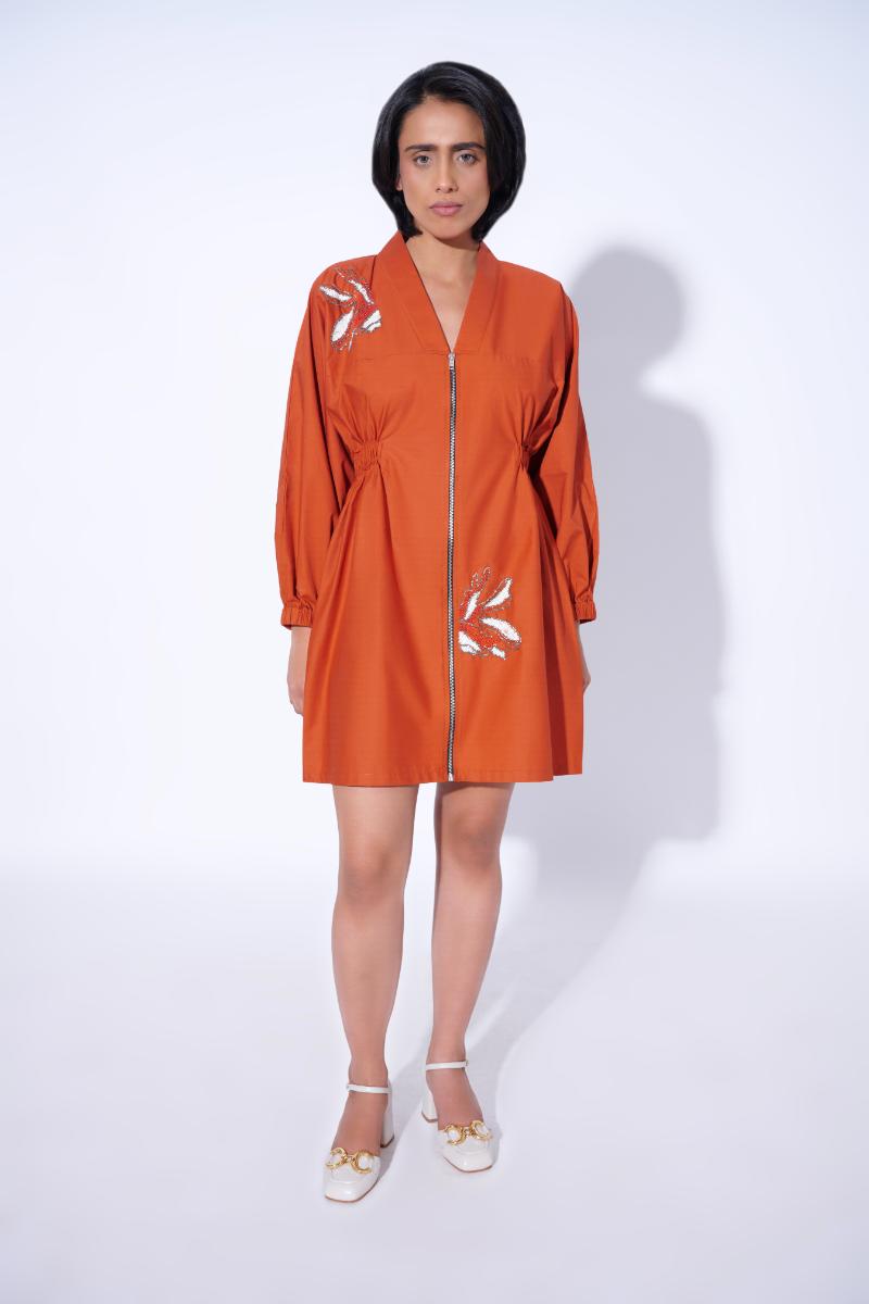 Aroka embellished dress