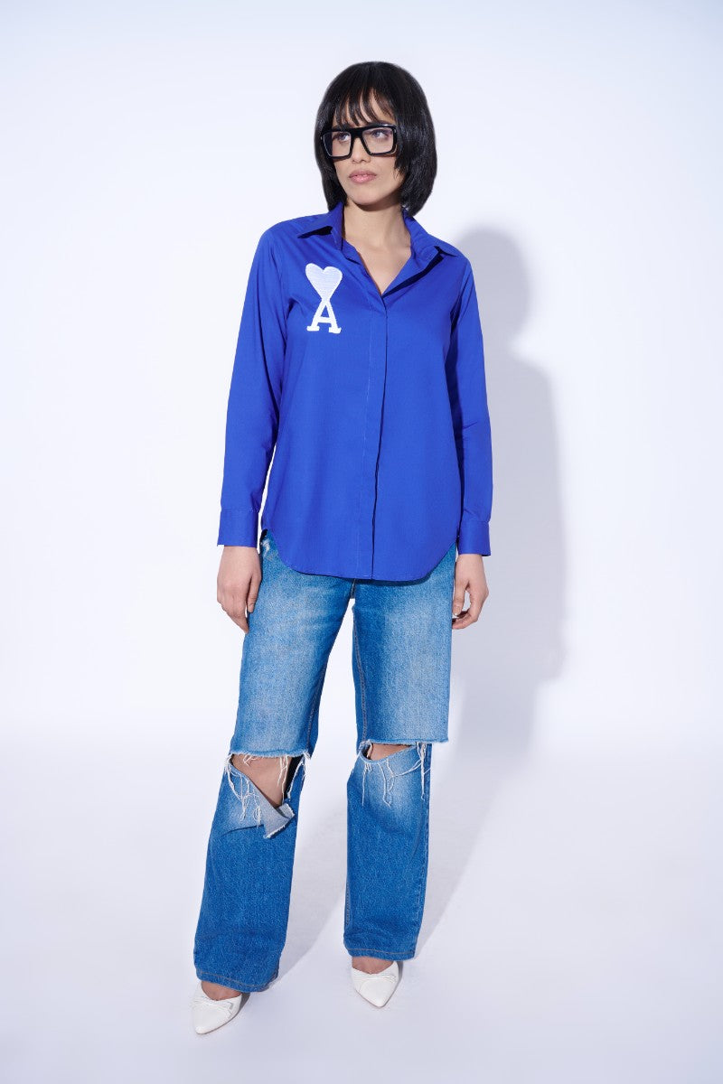 Essential Applique Embroidered shirt