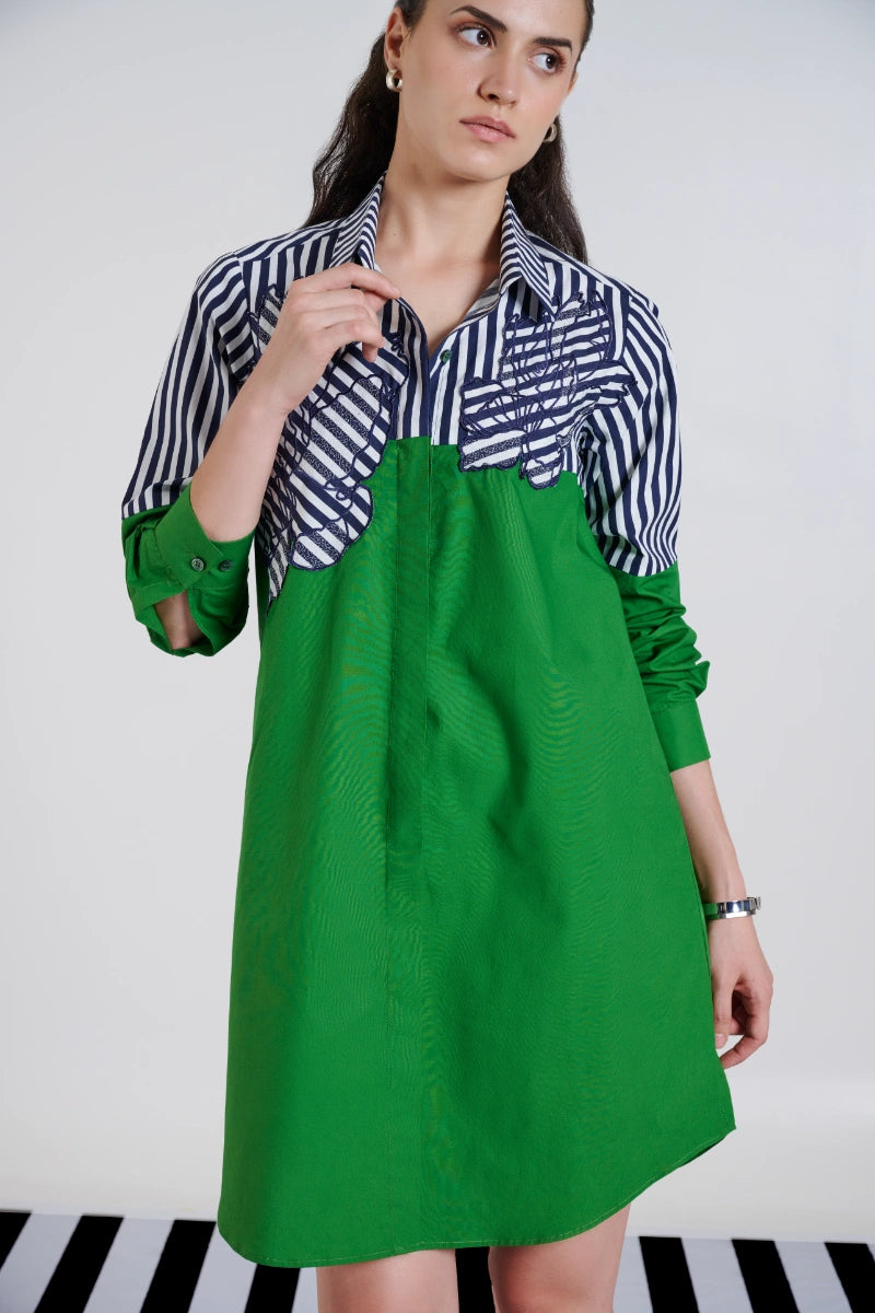 Eden Dress Jade Green