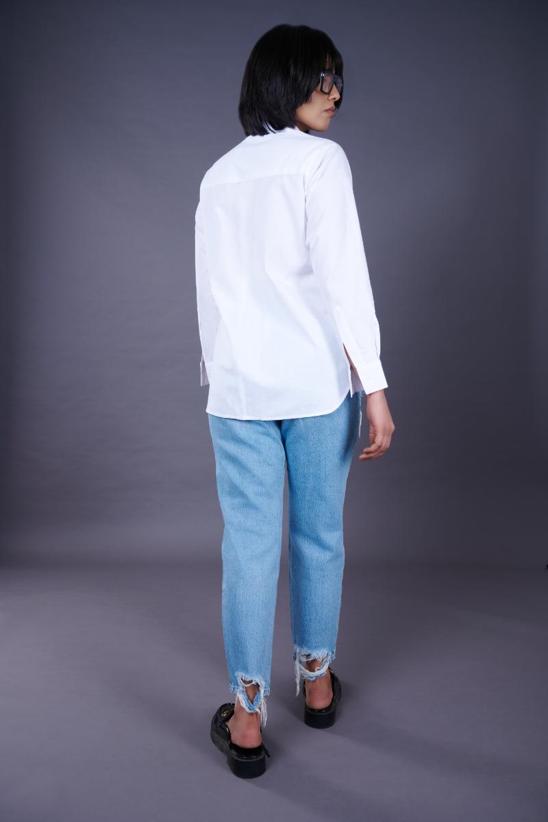 One not two Embroidered shirt