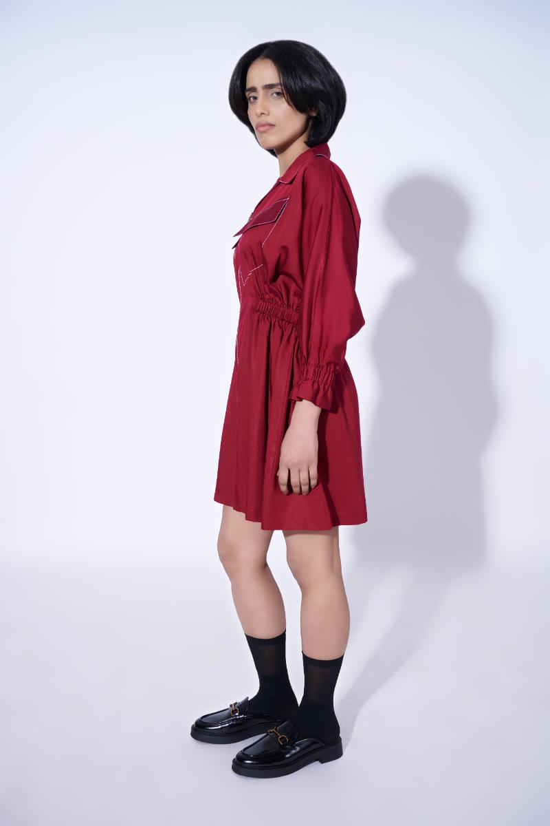 Brooklyn Top Stitch dress