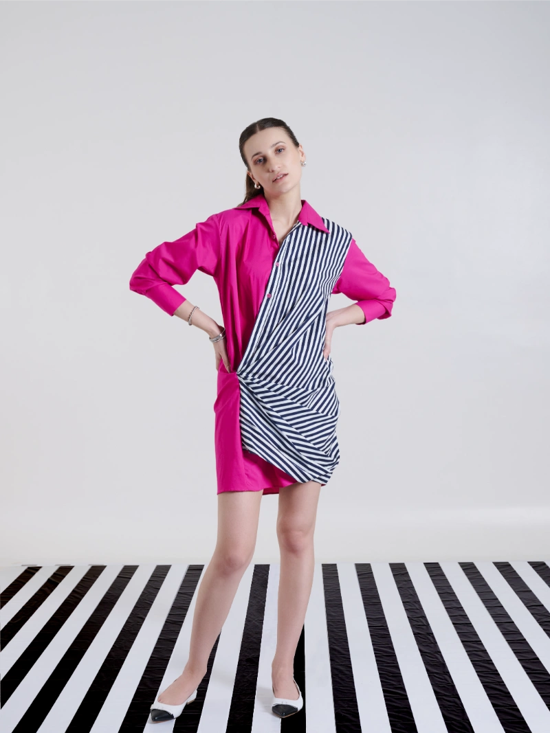 Milani Dress Fuchsia Pink