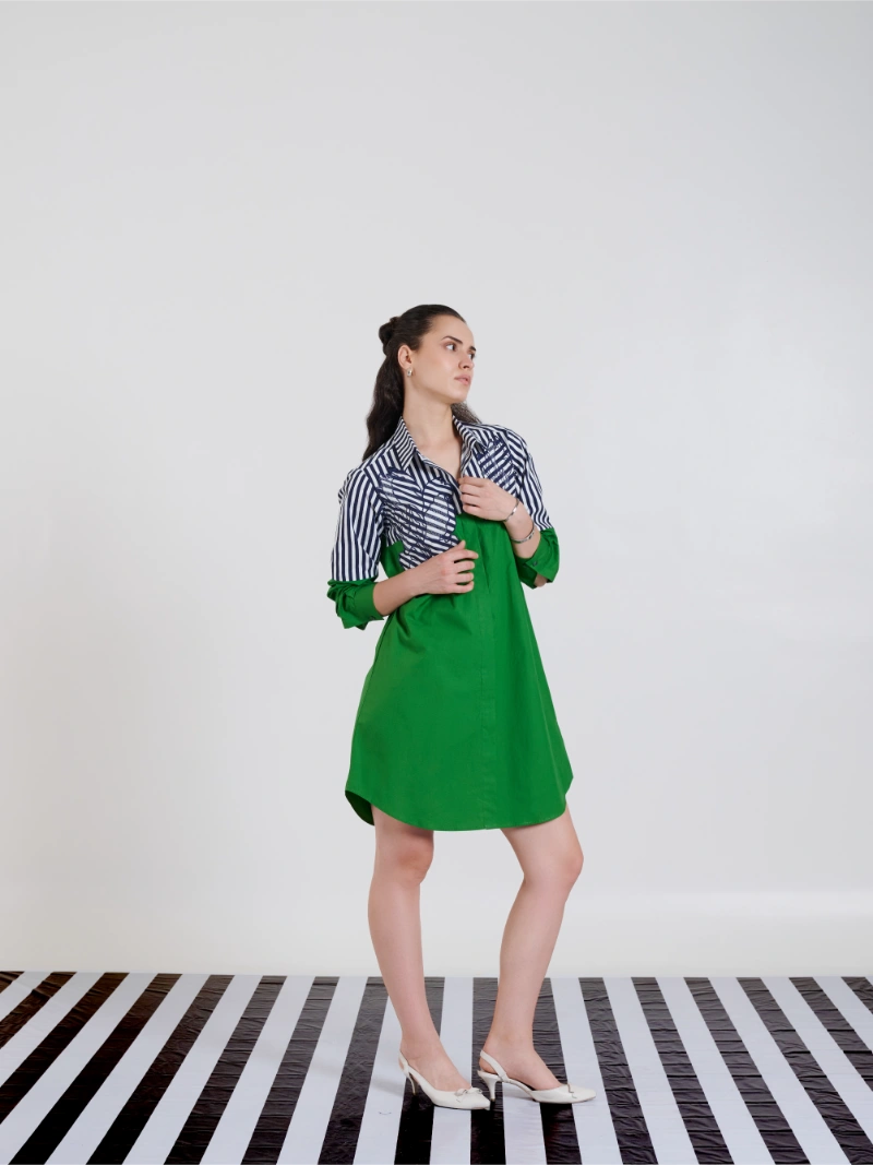 Eden Dress Jade Green