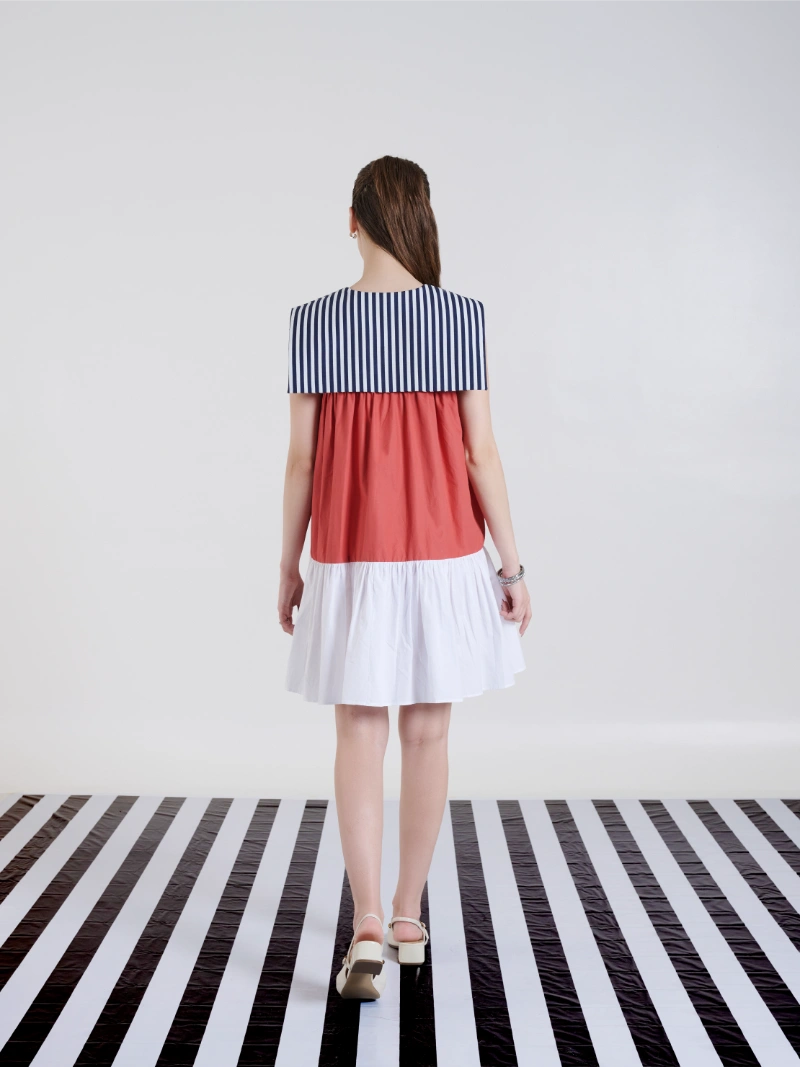 Flap Dress Terracotta