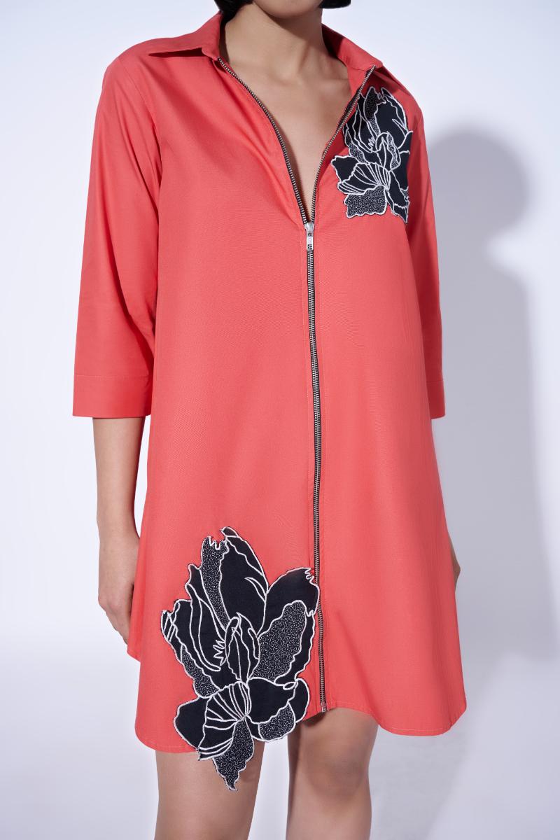 Gigi Applique Embroidered dress