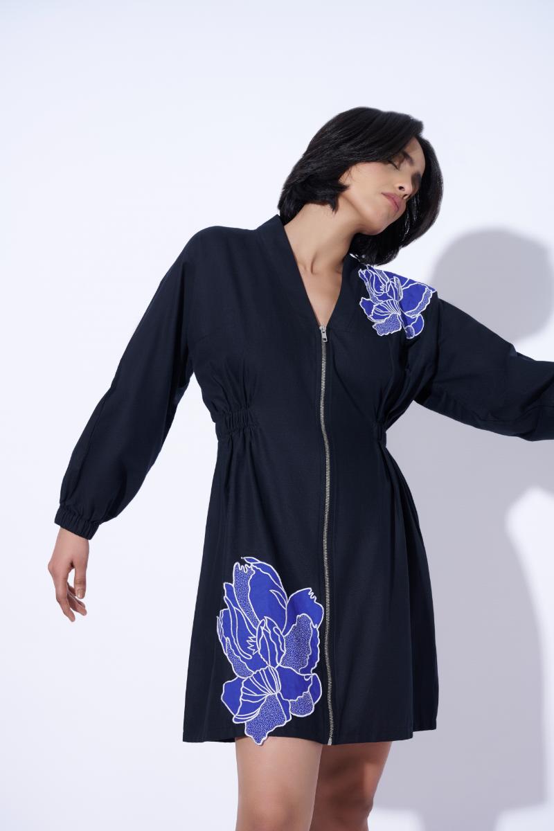 Gigi Applique Embroidered dress