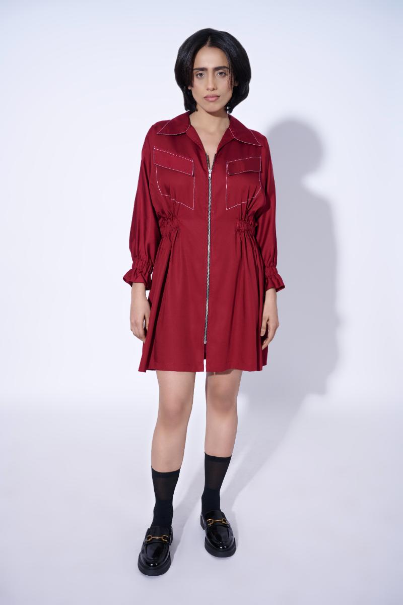 Brooklyn Top Stitch dress