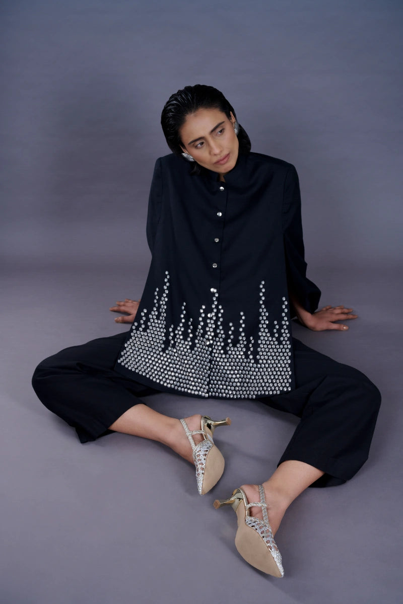 Nova Embellished Cape